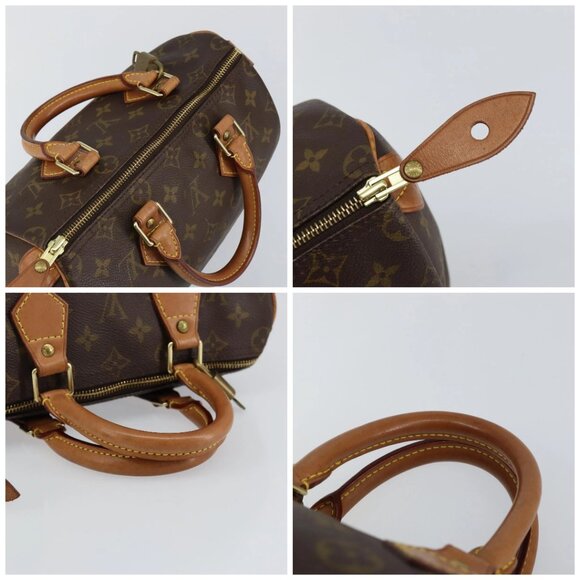 LOUIS VUITTON Monogram Speedy 25 Hand Bag M41528 LV Auth 144034 - Picture 16 of 16